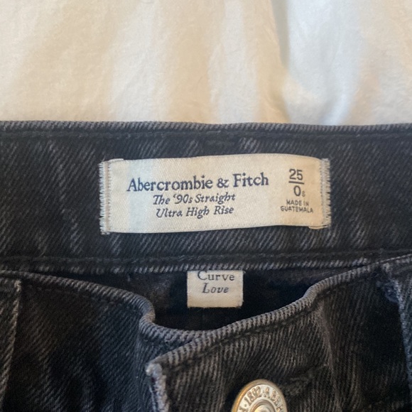 Abercrombie 90s Straight Leg Curve Love - Picture 2 of 3